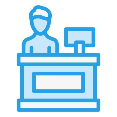 Masa Vektörü Simgesi Tasarım İllüstrasyonunu kontrol et