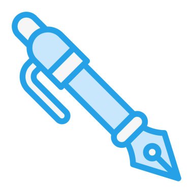 Kalem Vektörü Simgesi Tasarım İllüstrasyonu