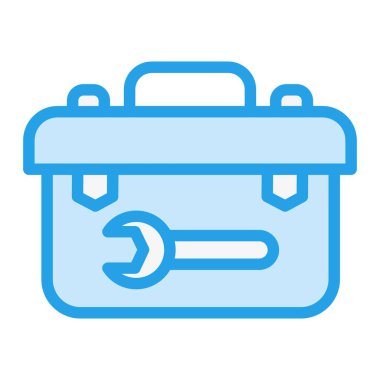 Araç Kutusu Vektör Simgesi Tasarım İllüstrasyonu