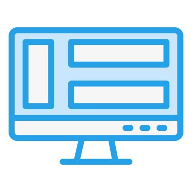 Gösterge Paneli Vektör Simgesi Tasarım İllüstrasyonu