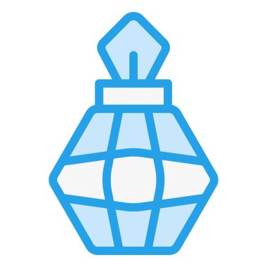 Parfüm Vektörü Simgesi Tasarım İllüstrasyonu