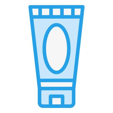 Traş köpüğü Vektör Simgesi Tasarımı Çizimi