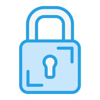 Padlock Vector Icon Design Illustration