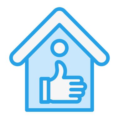 House Like Vektör Simgesi Tasarım İllüstrasyonu