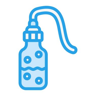 Yıkama Şişesi Vektör Simgesi Tasarım İllüstrasyonu