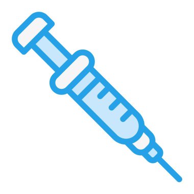 Şırınga Vektörü Simgesi Tasarım İllüstrasyonu