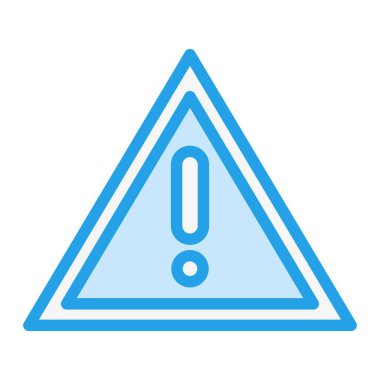 Tehlike Vektörü Simgesi Tasarım İllüstrasyonu