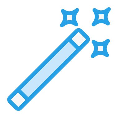 Sihirli araç Vektör Simgesi Tasarım İllüstrasyonu