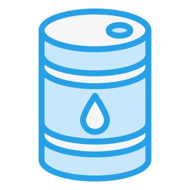 Yağ varili Vektör Simgesi Tasarım Çizimi