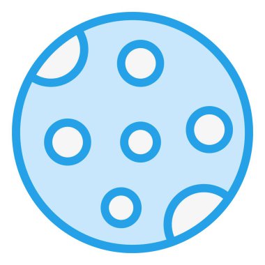 Ay faz Vektör Simgesi Tasarım İllüstrasyonu