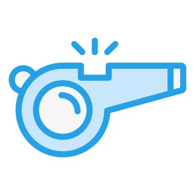 Islık Vektörü Simgesi Tasarım İllüstrasyonu