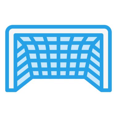 Futbol golü Vektör Simgesi Tasarım İllüstrasyonu