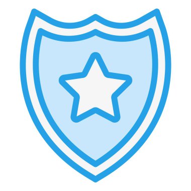 Kalkan Vektörü Simgesi Tasarım ResmiComment