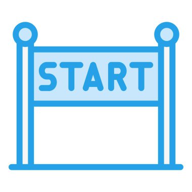 Vektör Simgesi Tasarım Resmini Başlat