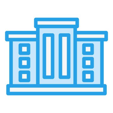 Süpermarket Vektör Simgesi Tasarım İllüstrasyonu