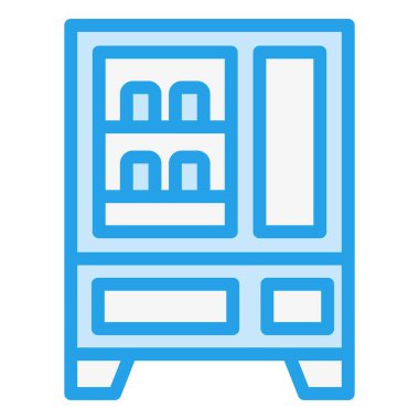 Satış Makinesi Vektör Simgesi Tasarım İllüstrasyonu