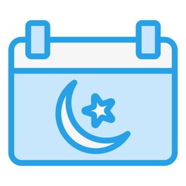 Takvim Vektörü Simgesi Tasarım İllüstrasyonu