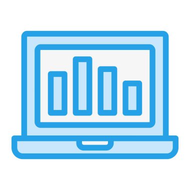 Çevrimiçi grafik vektörü Simge Tasarımı İllüstrasyonu