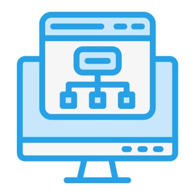 Durum Haritası Vektör Simgesi Tasarım İllüstrasyonu