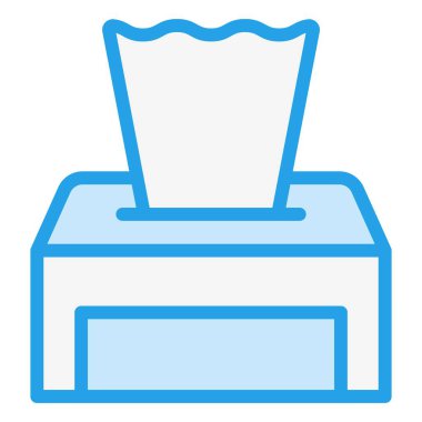 Islak mendil Vektör Simgesi Tasarım İllüstrasyonu