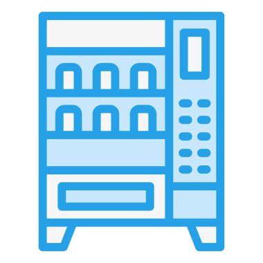 Satış Makinesi Vektör Simgesi Tasarım İllüstrasyonu