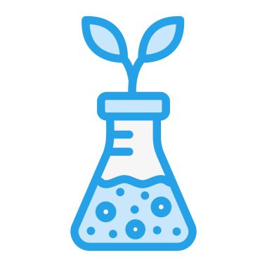 Bitki Vektörü Simgesi Tasarım İllüstrasyonu