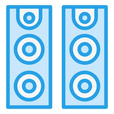 Sözcü Vektör Simgesi Tasarım İllüstrasyonu