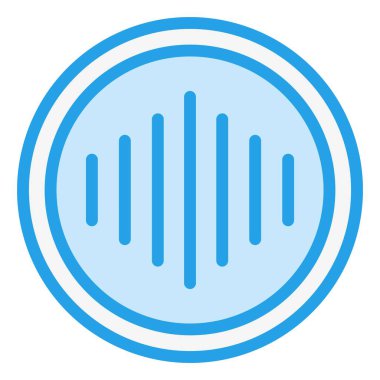 Ekolayzır Vektör Simgesi Tasarım İllüstrasyonu