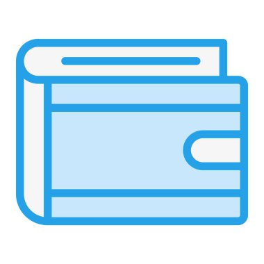 Cüzdan Vektörü Simgesi Tasarım İllüstrasyonu