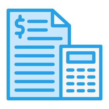 Bütçe Vektörü Simgesi Tasarım Çizimi