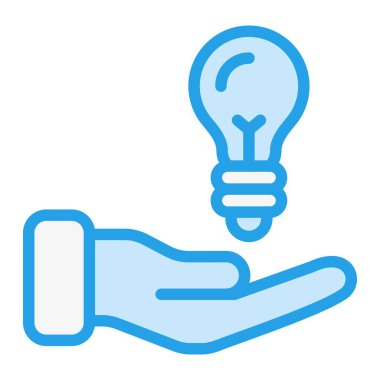 Çözüm Vektörü Simgesi Tasarım İllüstrasyonu