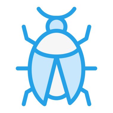 Uğur Kuşu Vektör Simgesi Tasarım İllüstrasyonu