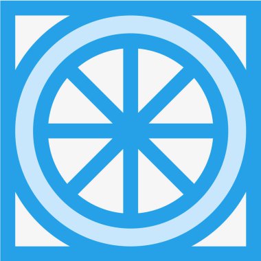 Pizza Kutusu Vektör Simgesi Tasarım İllüstrasyonu