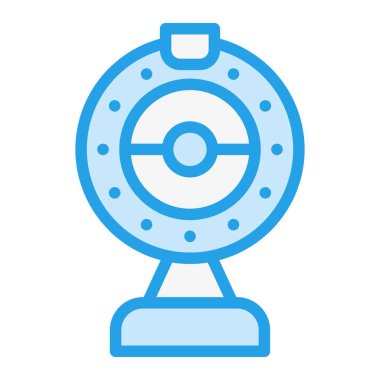 Web Kamerası Vektör Simgesi Tasarım İllüstrasyonu