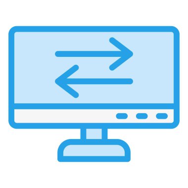 Veri Aktarım Vektörü Simgesi Tasarım ResmiComment