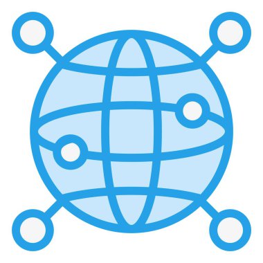 Sayısallaştırma Vektörü Simgesi Tasarım İllüstrasyonu