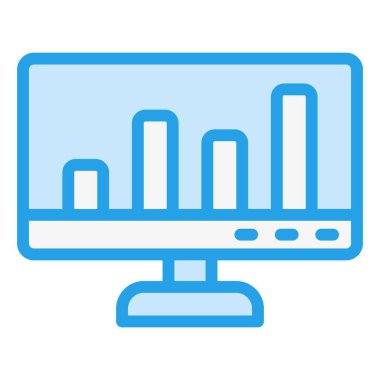 Analiz Vektörü Simgesi Tasarım İllüstrasyonu