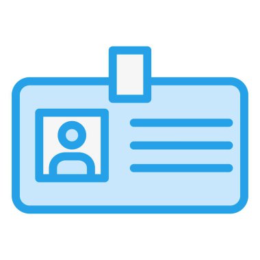 Tanımlama Vektörü Simgesi Tasarım İllüstrasyonu