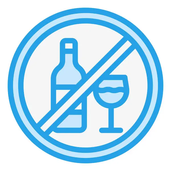 stock vector No alcohol Vector Icon Design Illustration