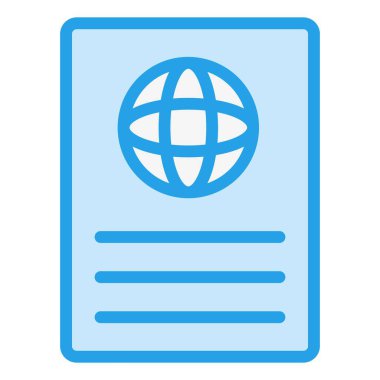 Vatandaşlık Vektör Simgesi Tasarım İllüstrasyonu