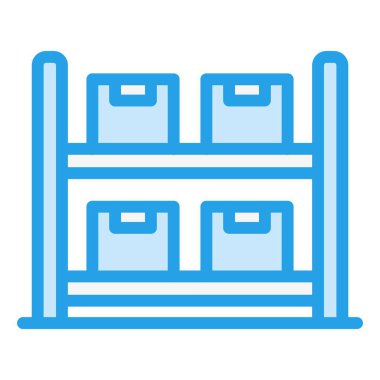 Tedarik Vektörü Simgesi Tasarım İllüstrasyonu