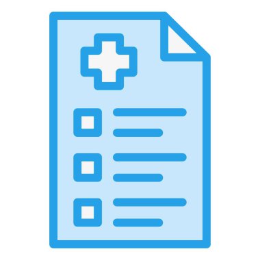 Sağlık Denetimi Vektör Simgesi Tasarım İllüstrasyonu