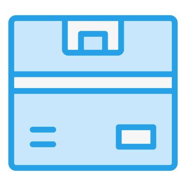 Kutu Vektörü Simgesi Tasarım İllüstrasyonu