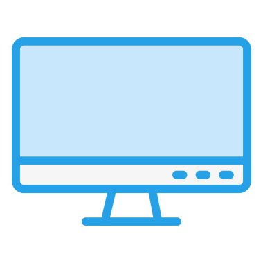 Bilgisayar Vektörü Simgesi Tasarım İllüstrasyonu