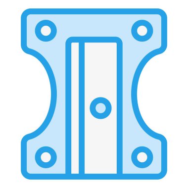 Kalem Kalemi Keskinleştirici Vektör Simgesi Tasarım İllüstrasyonu