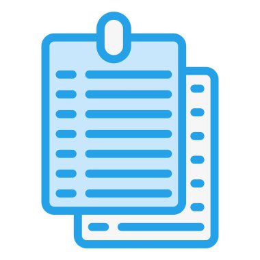 Yapışkan Not Vektör Simgesi Tasarım İllüstrasyonu