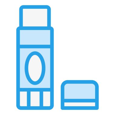 Yapıştırıcı Çubuğu Vektör Simgesi Tasarımı İllüstrasyonu