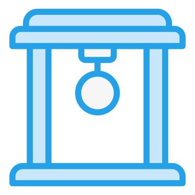 Torii Kapı Vektör Simgesi Tasarım İllüstrasyonu