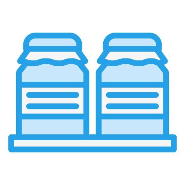 Kavanoz Vektör Simgesi Tasarım İllüstrasyonu