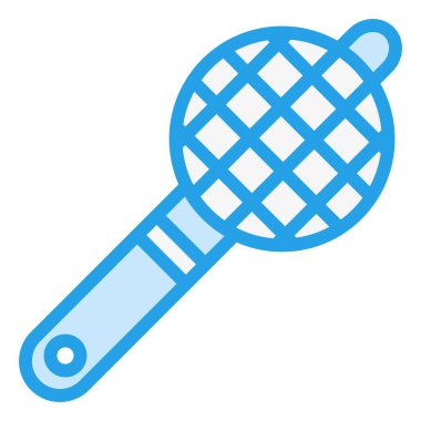 Çay Süzgeci Vektör Simgesi Tasarım İllüstrasyonu